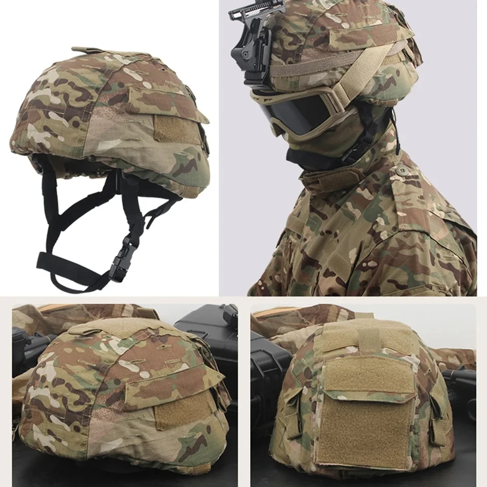 Casco Tattico MICH 2000 In ABS Per Airsoft E Wargame, Regolabile Da 56 A 64 Cm, Protettore Testa Per Paintball - 2