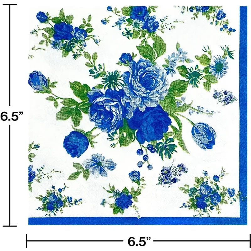 Paper Napkins Disposable Paper Placemats 20pcs/Pac DIY Dish Bone Bart Paper