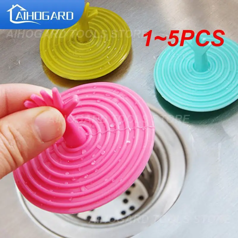 

1-5 шт., силиконовые пробки для раковины