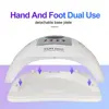 LED UV Light Dryer for Nails Gel Polish with 81 LEDs 4 Timer Setting LCD Display Screen Auto Sensor Professional Nail Light 6