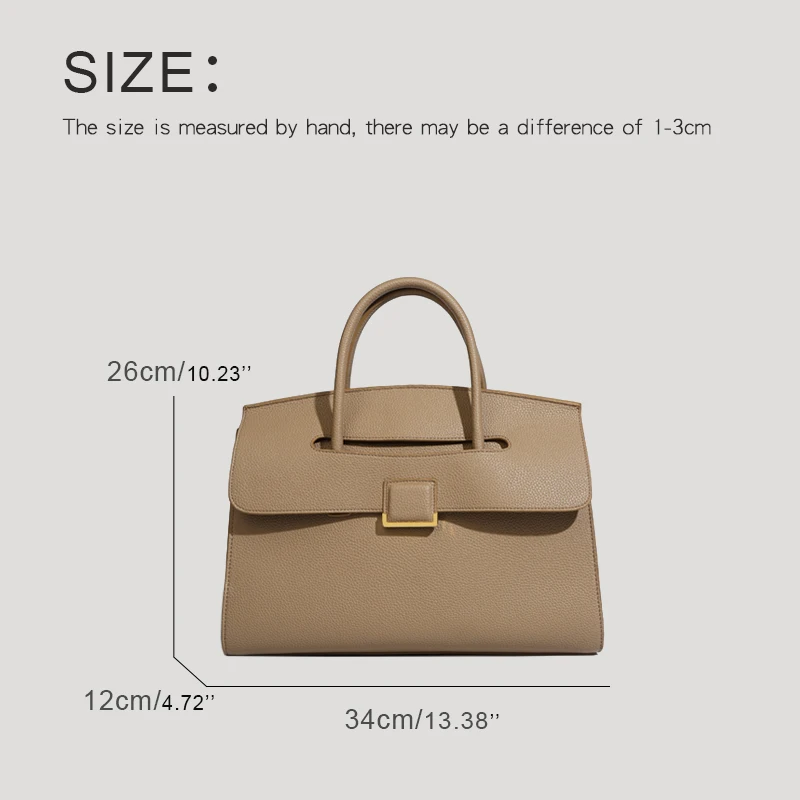 thumbnail image 4 of Bolsos de mano clásicos para mujer, bolsos de diseño de lujo, carteras, novedad de 2024, de PU con textura de lichi y lentejuelas, de gran capacidad, para llevar debajo del brazo, 4 of 5