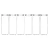 6 Pcs Coin Storage Tube Tubes Collection Holder Capsules Counter Container Organizer 1