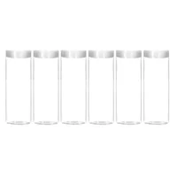 6 Pcs Coin Storage Tube Tubes Collection Holder Capsules Counter Container Organizer 1