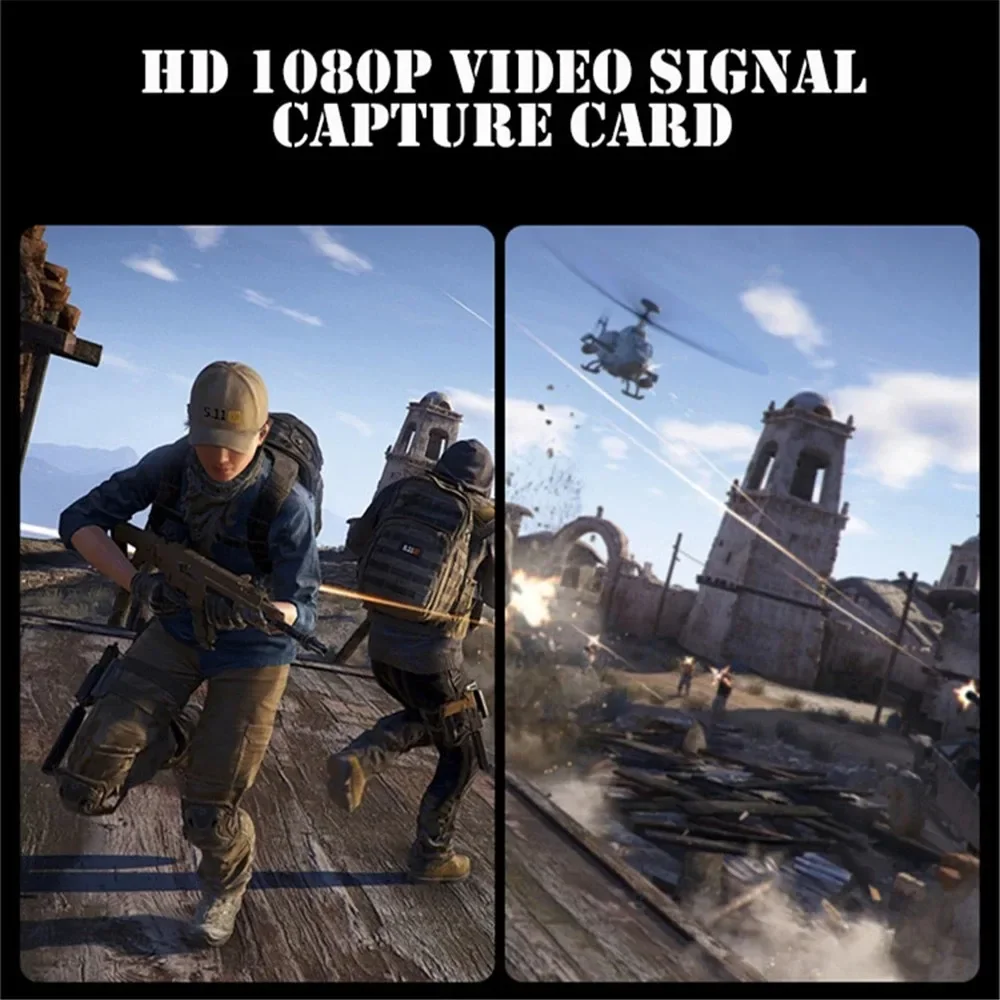 Mini HD 1080P HDMI-compatible To USB 2.0 Video Capture Card Game Recording Box for Computer Youtube OBS Etc. Live Streaming