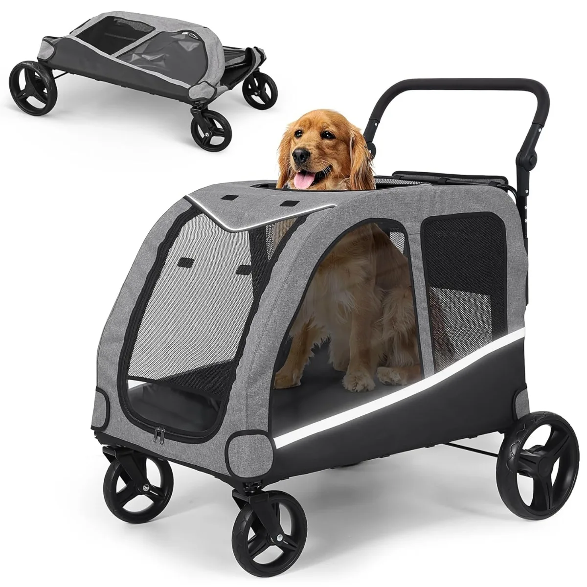 Dog Stroller for Large & Medium Dogs