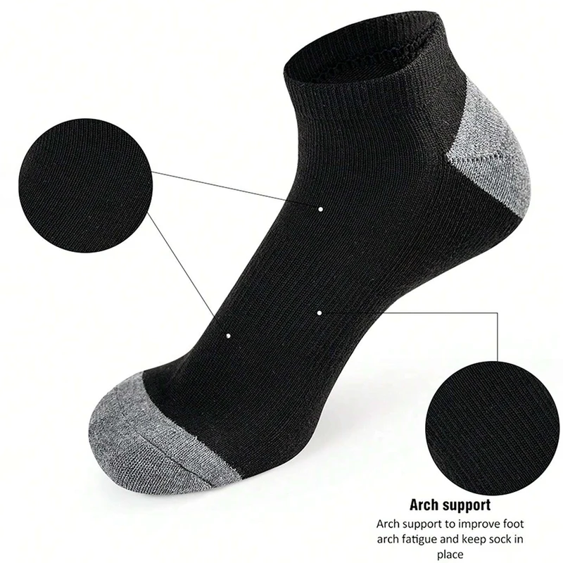 10 Pairs Of Comfortable Breathable Socks Sweat Absorbing