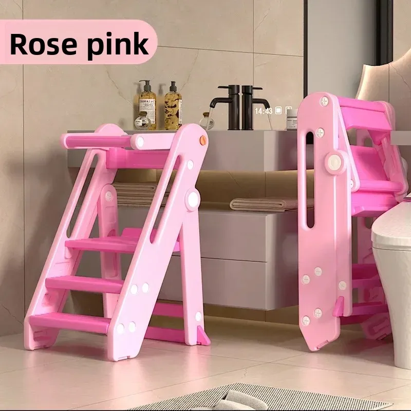 מגדל למידה מתקפל ומעשי לתינוקות, מעמד לכביסה, כסא צעדים לילדים, רגליים עולה, מדרגות לכביסת ידיים מתכווננות