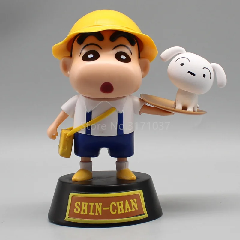 

Аниме-фигурка Crayon Shin-chan, фигурки, игрушки, Gk статуя, кавайная кукла, Коллекционная модель, украшение для автомобиля, подарок для детей