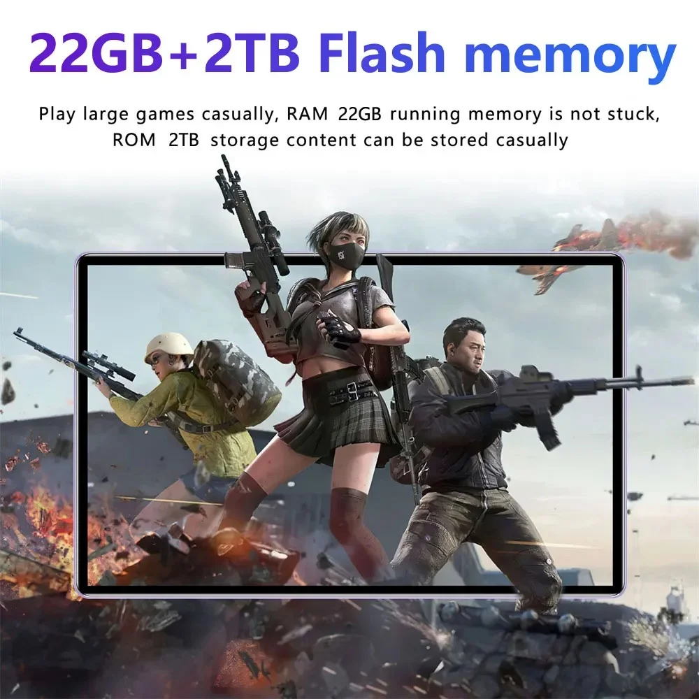 2026 Original Pad 16 Pro Tablet Android 15 22GB 2TB Snapdragon 8 Gen 2 Global Version Tablet 5G Dual SIM Google Play Tablets PC