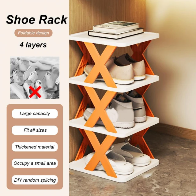 Hanging sports Shoes Stand ABS Vertical Stackable High heels Shoes Rack  Space-saving Storage Stand Shelf