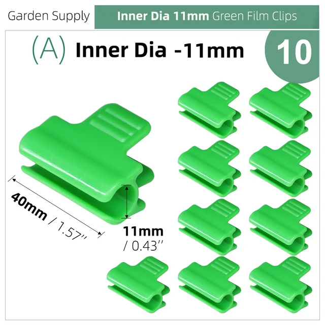 Greenx11mmx10PCS