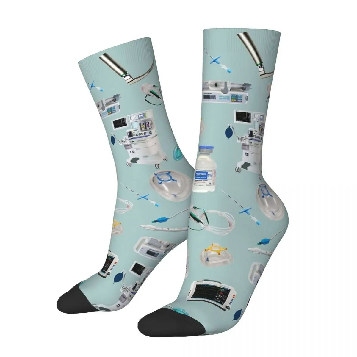 Tools Of The Trade SPACE BLUE Anesthesia Doctor Men Women Socks Leisure Beautiful Spring, Dressing Gifts children s performance crinoline children s three steel slip dress umbrella princess dress lining foreign trade export quality