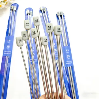 Stainless Steel Knitting Needles Set 1