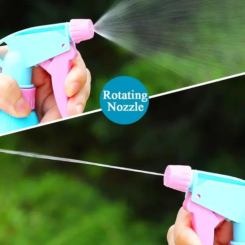 1-10Pcs Plastic Spray Bottle Manual Trigger Reusable Mist Stream Sprayer Tops Home Office Cleaning Garden Watering Accessories