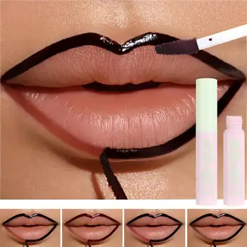 1PC Waterproof and Stain-free, Matte, Three-dimensional Lip Shape, High Pigment, Rapid Film Formation, Tear Lip Glaze, Lip Liner