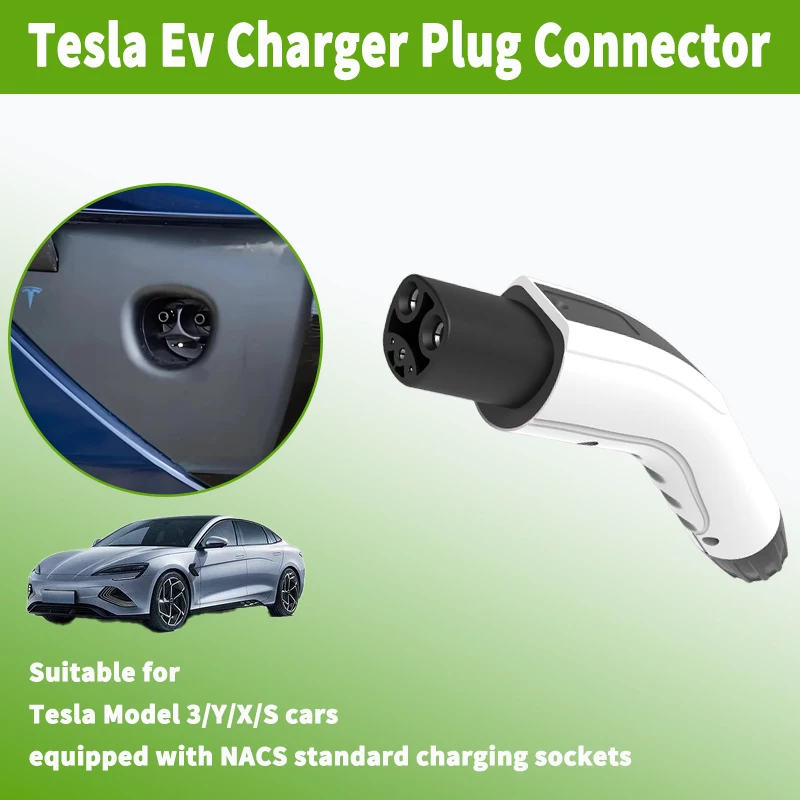 Portable EV Wall Mount Charger with NACS Plug - Multiple Amps