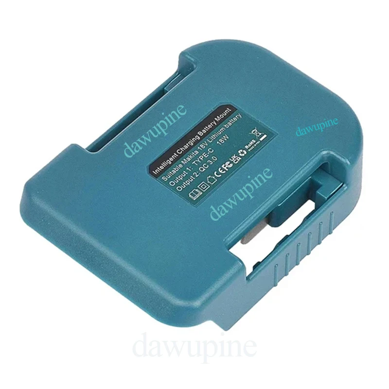Makita 18V 리튬 이온 배터리 USB Type-C 전원 홀더 BL1850 BL1860 충전기 어댑터 고속 충전 선반 랙 보관 케이스