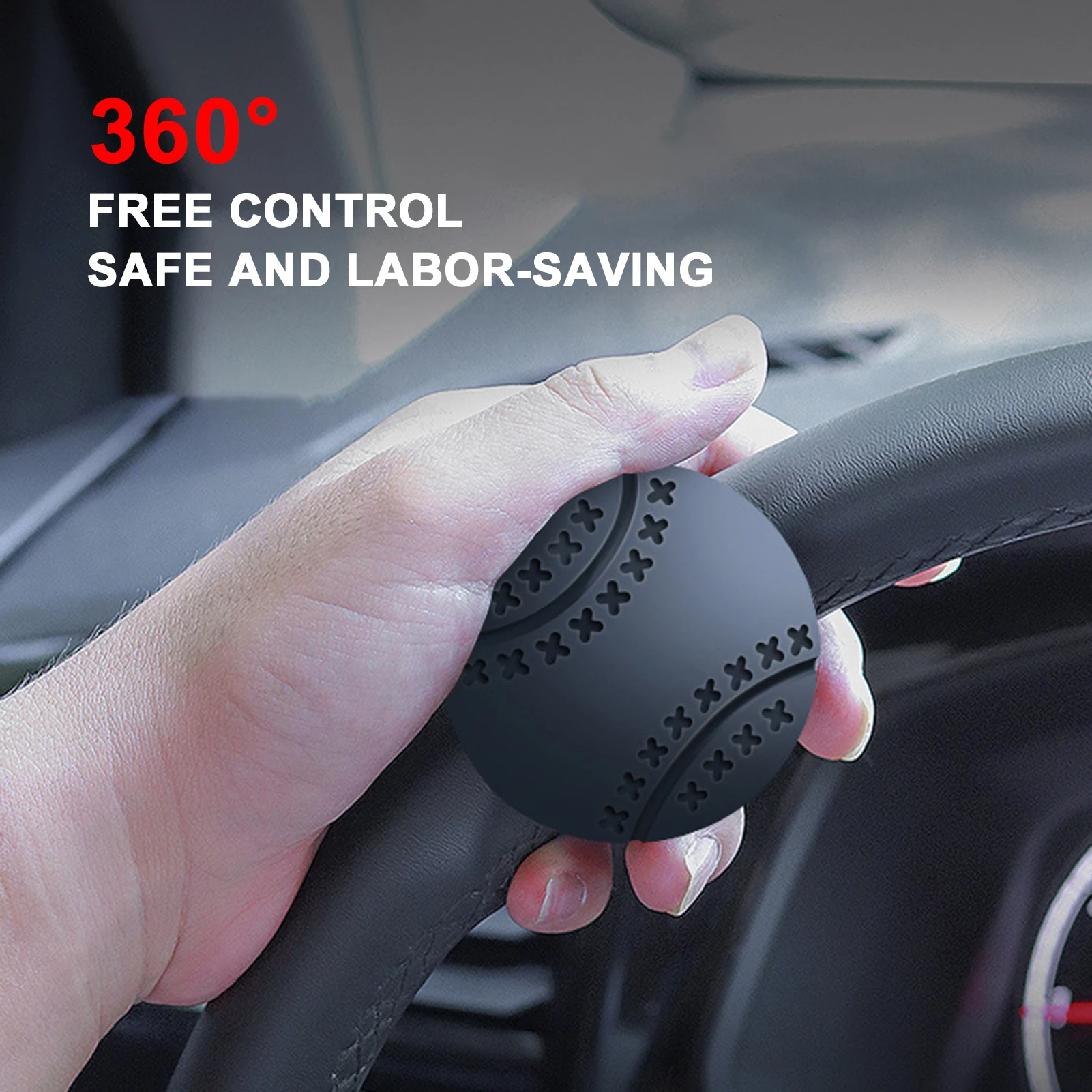 Boule de bouton de volant de voiture, booster de direction automatique,  boule de poignée de direction assistée anti-brûlure, rotation automatique,  résistant à 360 - AliExpress