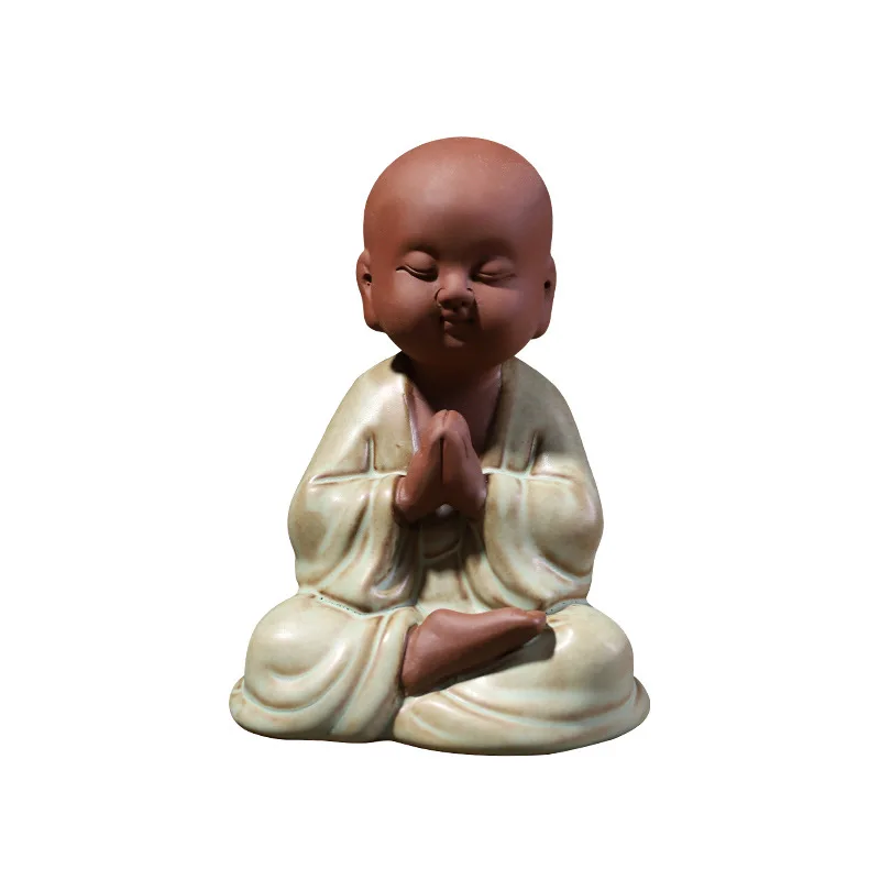Creative Zen Little Monk Decoration, Cute Kungfu, Office Tea Art, Tea Table Decoration