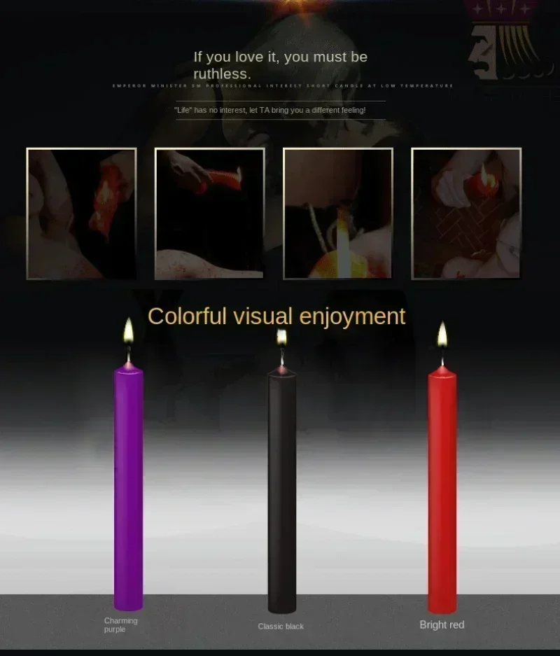 SM Sex Toy For Couples Relaxation 3PCS/SET Flirting Adult Products Low Temperature Candle Adult 18+ Drip Candles Sex Candles