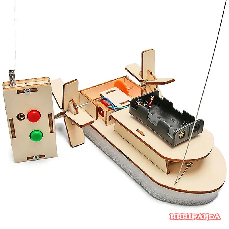 

1Set DIY Science Toys Kids DIY Paddle Wheel Ship Assembling Model STEM Electric Educational Teaching Kit Experiment Puzzle Toy