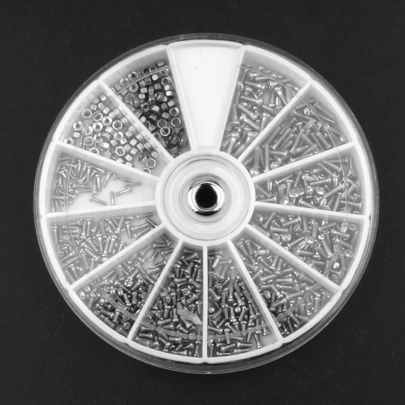 

12 видов 120/600 шт. небольших винтов из нержавеющей стали, ассортимент электронных гаек для телефона