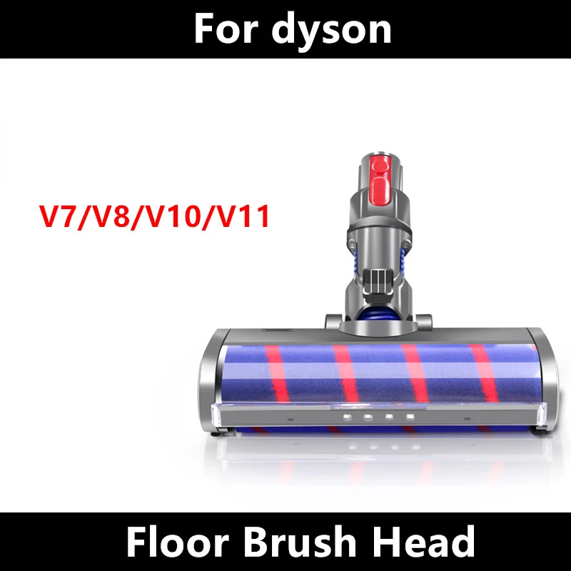 

Motorized Floor Brush Head Tool for Dyson V8 V7 V10 V11 Vacuum Cleaner Soft Sweeper Roller Head Floor Brush Replacement