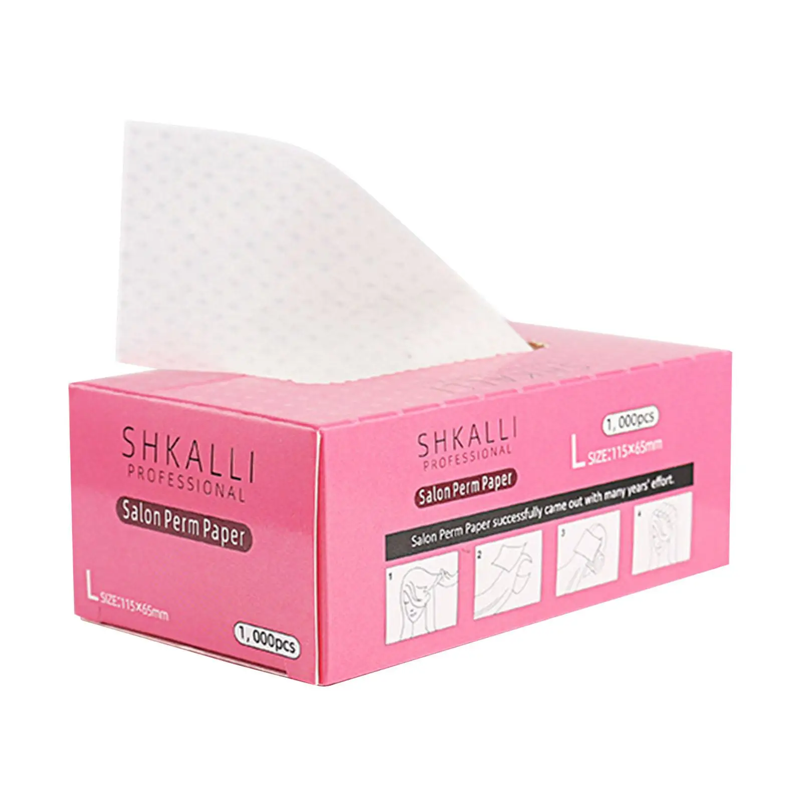 헤어 펌 키트 펌 페이퍼 1000매 화이트 메쉬 디자인 헤어 살롱 용품 컬링 트리트먼트
