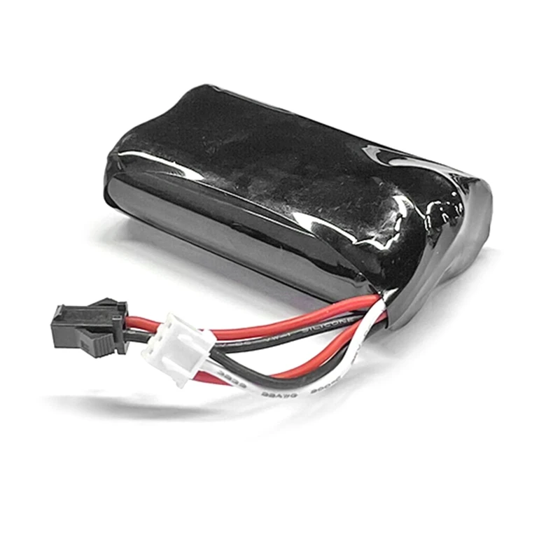 7.4V 1200mAh RC Li-ion Battery Set for w/ USB Cable Wire Durable Wire Large Capacity Battery for HS18311 1/10 R/C Racing 6