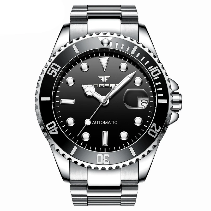 BINBOND Luxury Luminous Waterproof Automatic Tourbillon Watch
