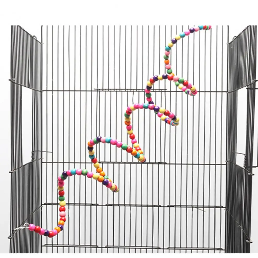 Safe Bird Parrot Cage Swing Toys Parrot Stand Multicolor Resting And