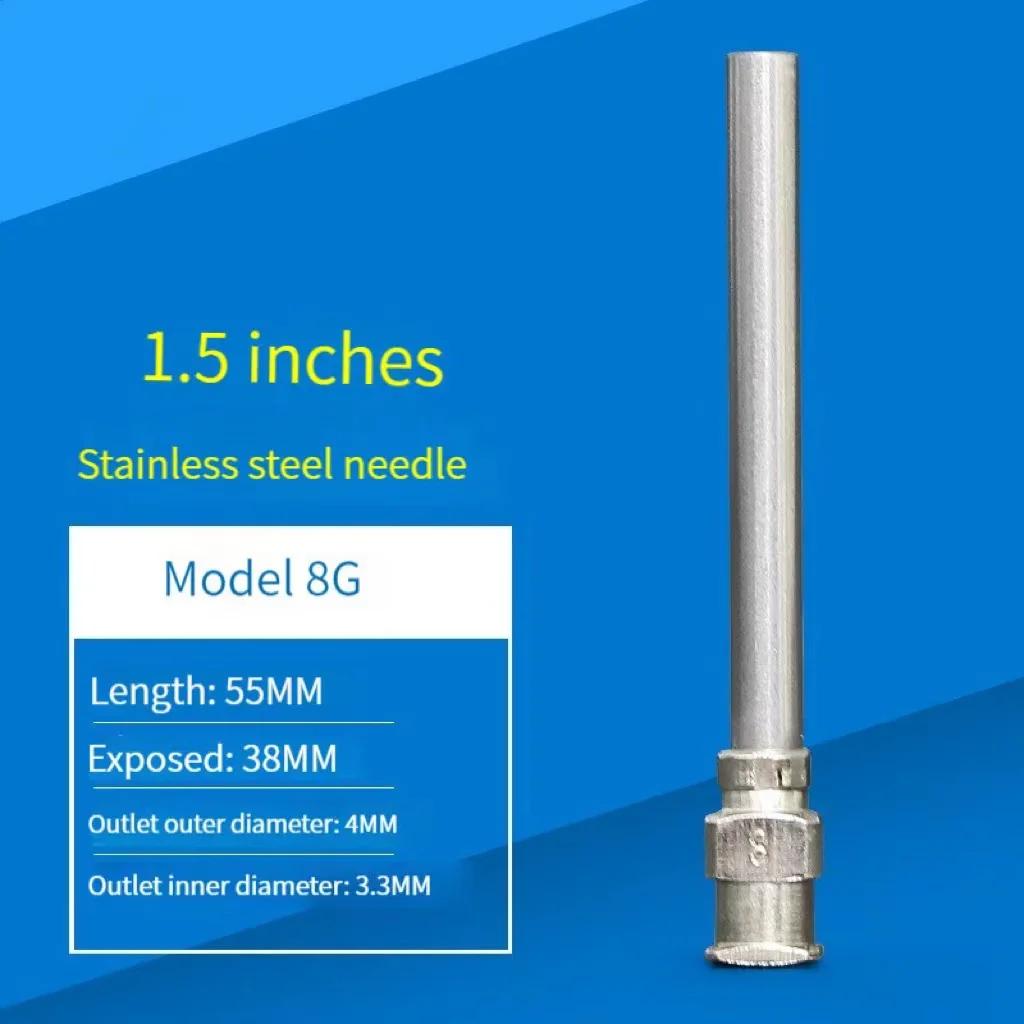 1.5 inch needle tube exposed 38MM 8G to 19G stainless steel dispensing needle dispensing machine accessories Factory direct