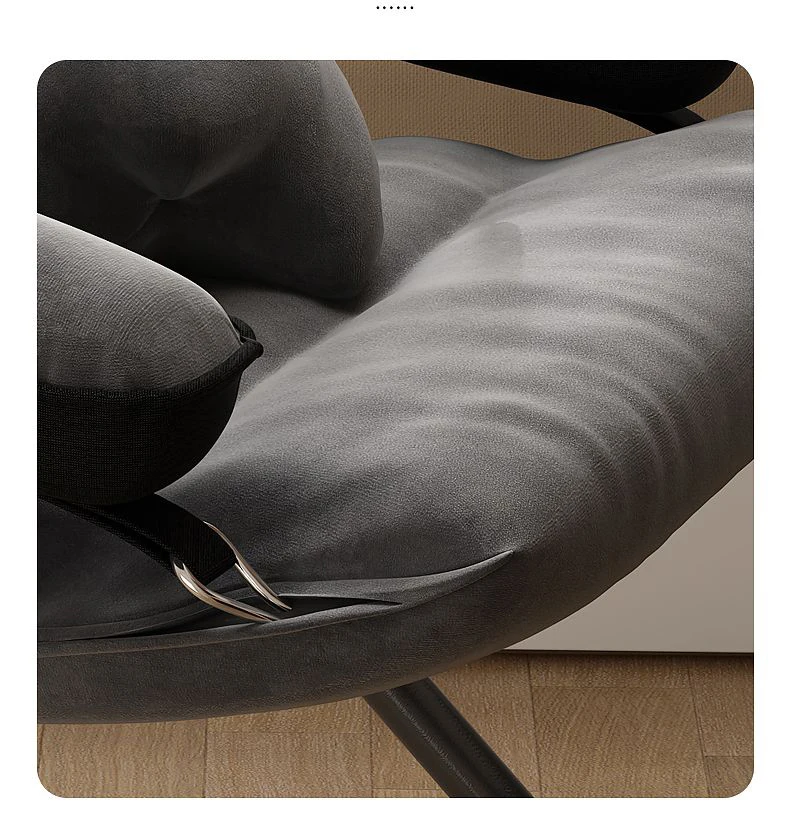 Description Picture 3 of itemOffice Computer Foldable Chair Home Comfortable Long-Sitting Lazy Sofa Chair Backrest Dormitory Student Bedroom Balcony Seat