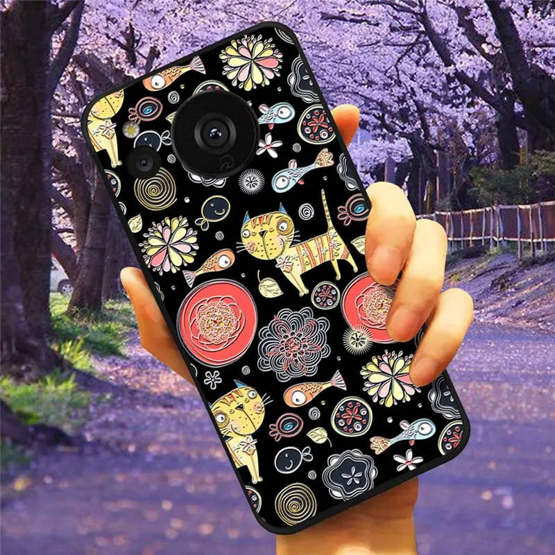 3D Relief Cartoon Silicone Back Cover - Embossed Soft Case