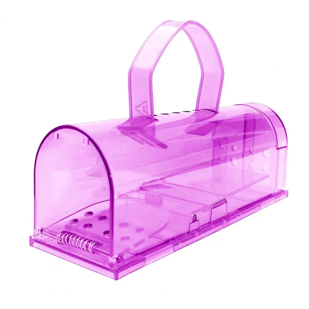 Mouse Trap Waterproof Smooth Edge High Sensitivity Transparent Simple Operation Mice Control Effective Rat Mice Hamster Catcher