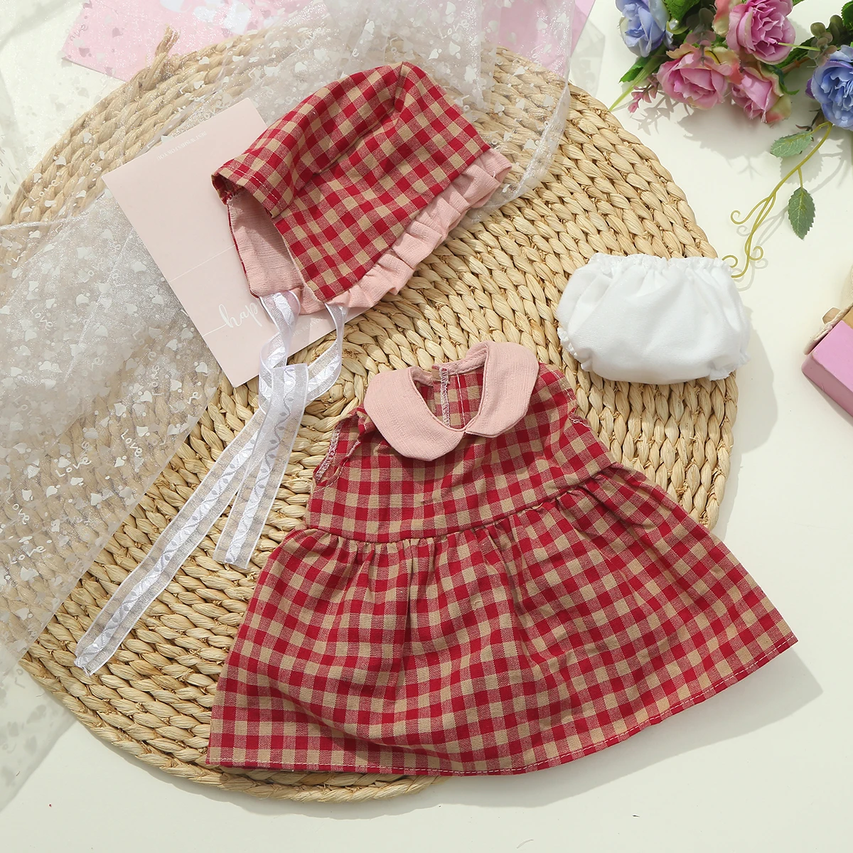 Puppenkleidung für 45 cm Babypuppen, DIY-Puppenzubehör für 45 cm große Puppen, Pullover, Overall, Kleidung für wiedergeborene Babypuppen – Detail 7
