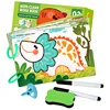 Children Drawing Toy Pen Control Training Color Shape Math Match Game Set Toddler Learning Activities Montessori Educational Toy 6