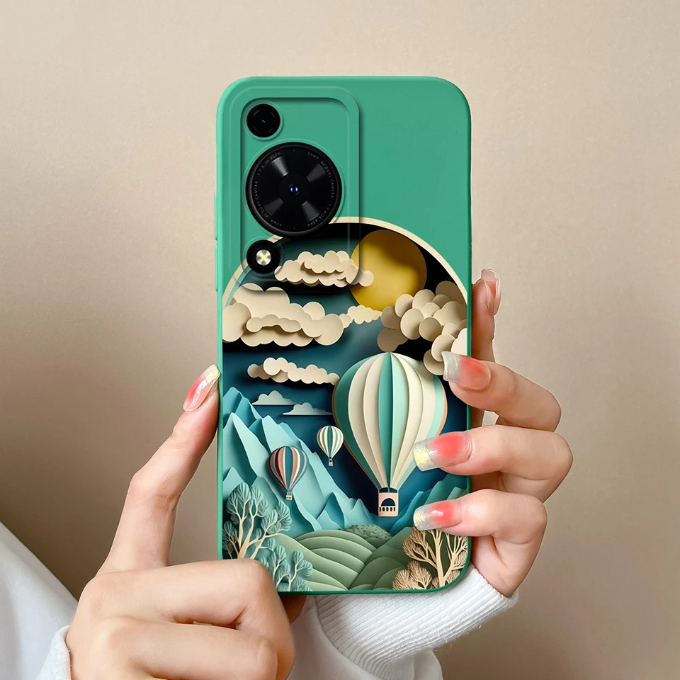 Love Heart Flower Durable Shockproof Antifouling Soft Bumper Case