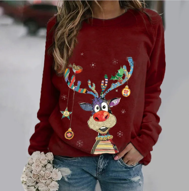 Uniseks heren kersttrui hoodie grappig lelijk rendier kerstman elf nieuwigheid kerstboom vrouwen geschenk trui, De ster van een seizoen is geboren, L