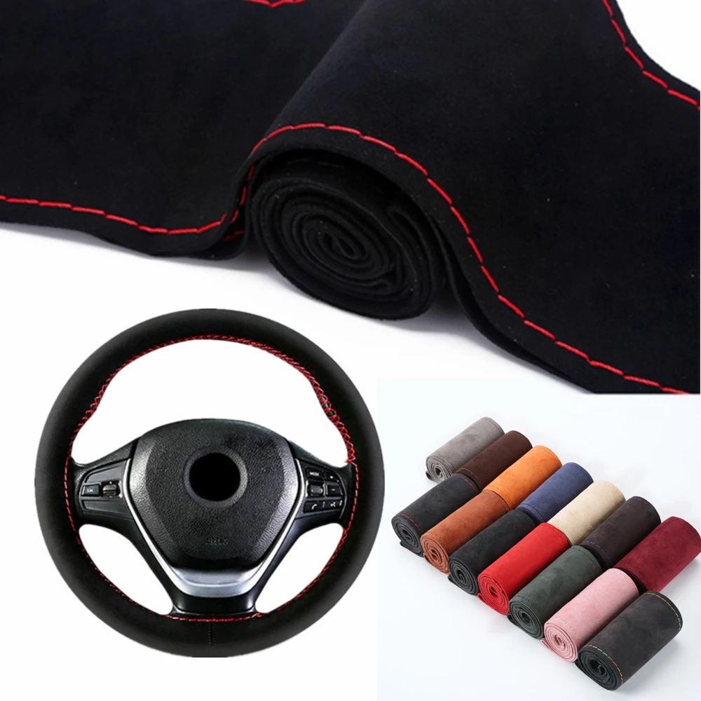 Coprivolante Per Auto Fai Da Te Coprivolante Per Auto In Pelle Scamosciata Coprivolante Per Donna Coprivolante In Pelle 38Cm