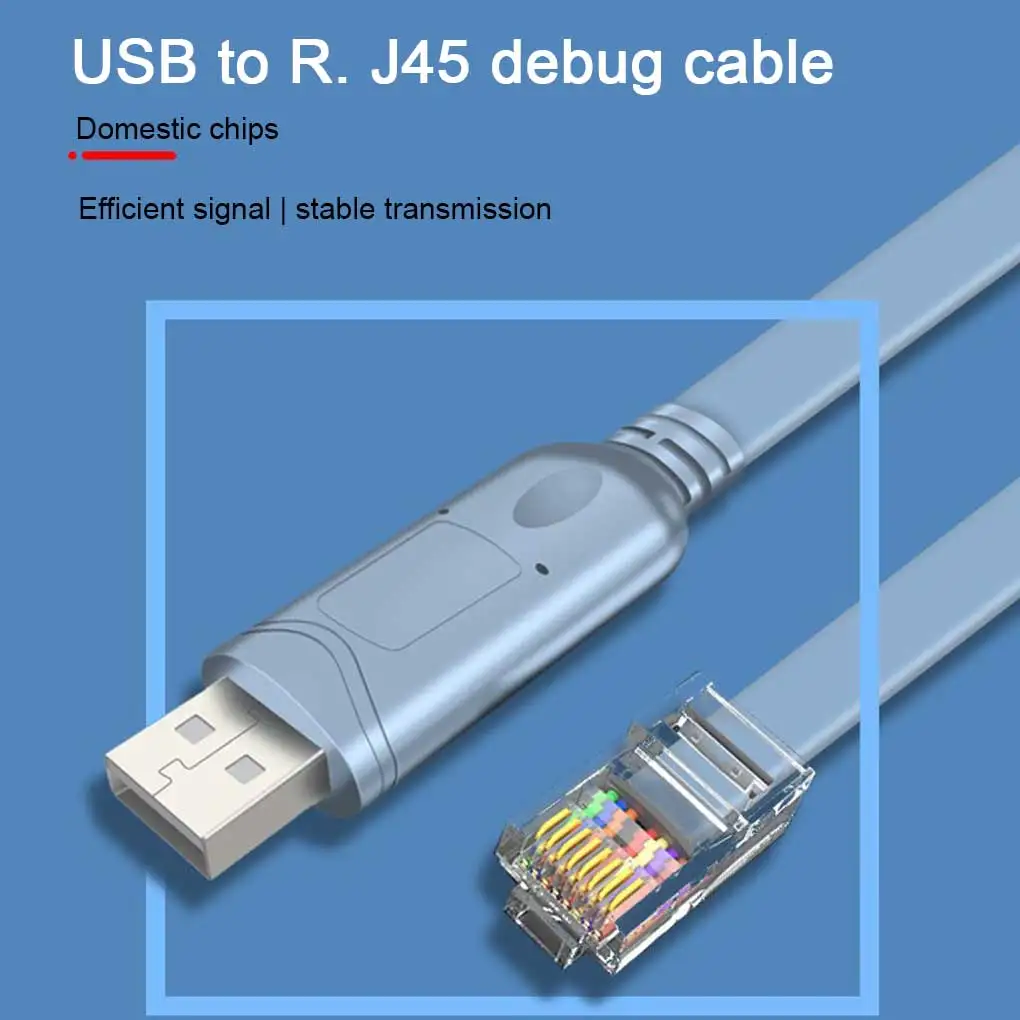 1.8M USB to RJ45 Console Cable for Routers