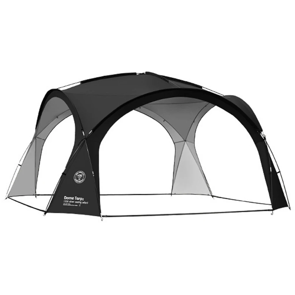 Black dome canopy