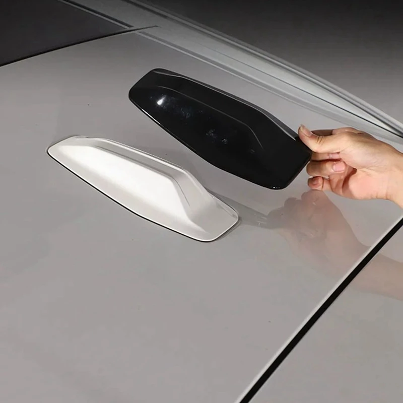 Car Shark Fin Antenna Cover Trim For BMW X1 U11 + Radio Signal Base Sticker window door cover trim car radio mast
