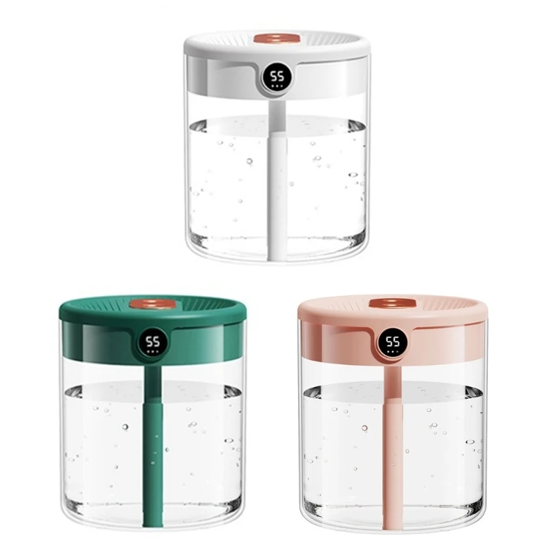 

2000ML Double Nozzle Machines Essential Oil Atomization Diffuser Air Humidifier ABS Material for Bedroom