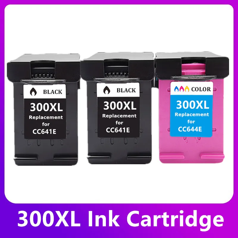 Kicserélés 300XL tint Minta számára Lóerő 300 számára HP300 XL deskjet F4280 F4580 D2560 D2660 D5560 Anyajegy 100 110 120 photosmart C4680