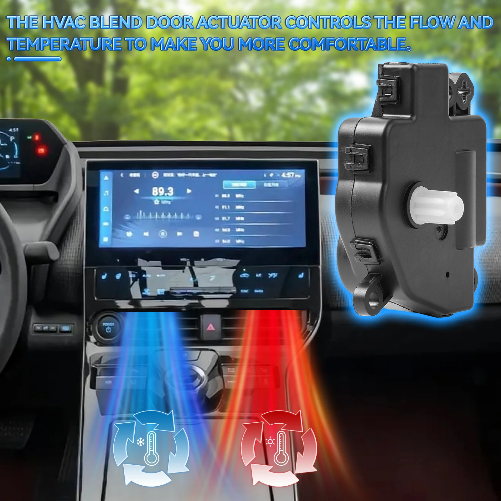 68033337 AA 68238243 크라이슬러 300 크라이슬러 타운 컨트리 닷지 충전기/그랜드 챌린저 2008-2019용 AA VAC 블렌드 도어 액츄에이터