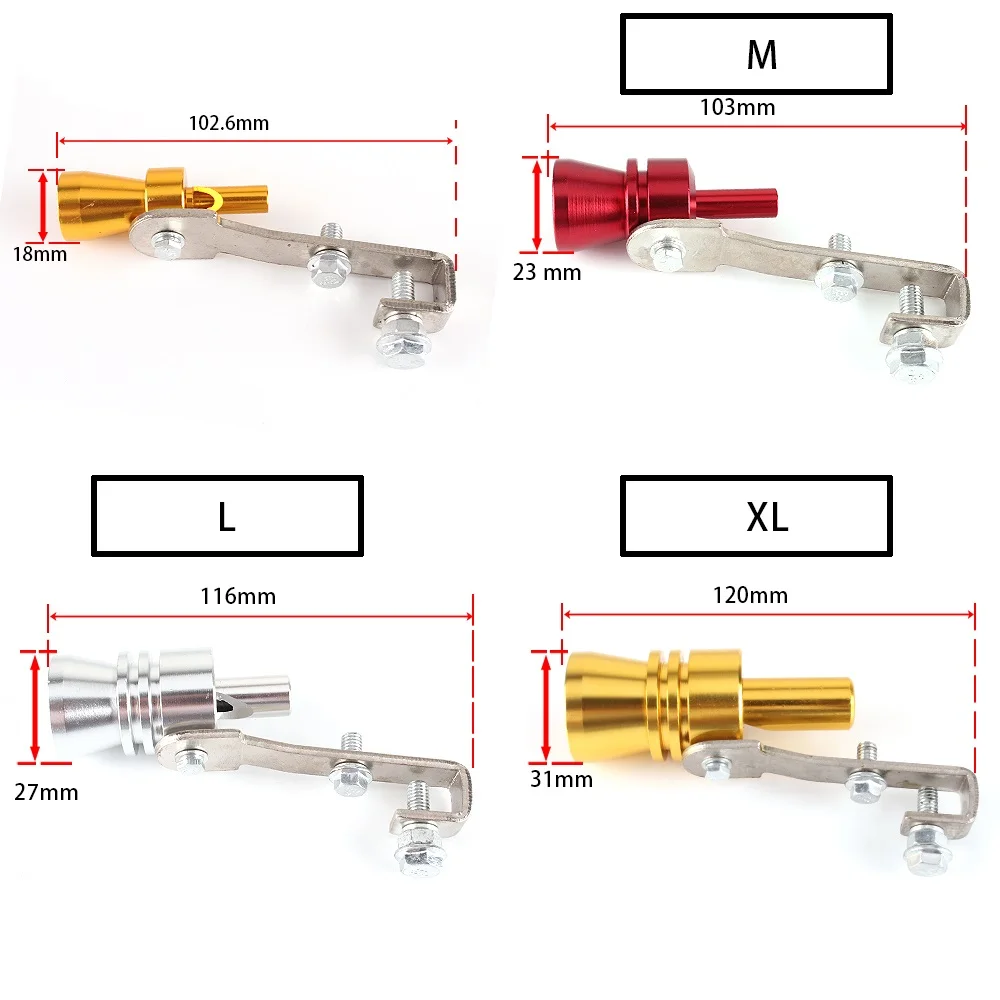 Auto Car Turbo Sound Endrohr Auspuff Turbopfeife Pipe Whistle Blow  Simulator XL - AliExpress