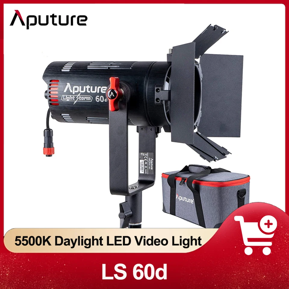 

Aputure LS 60d 5500K дневное освещение Фотография СВЕТОДИОДНЫЙ IP54 водонепроницаемое управление с помощью приложения фотография для студии CRI≥ 95 tlci ≥ 95