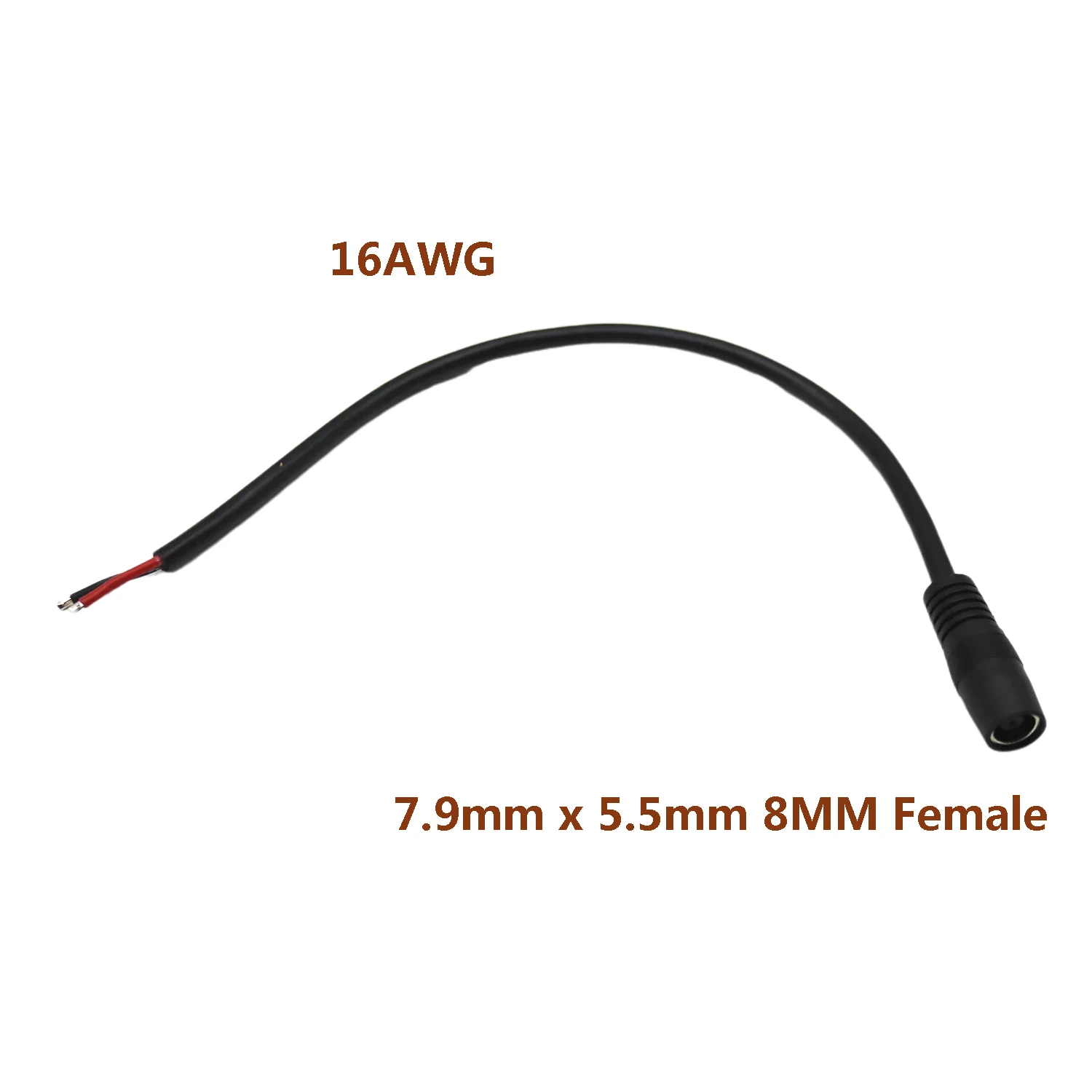 1pcs DC 전원 케이블 12V 7.9mm x 5.5mm 8mm 암 커넥터 어댑터 케이블..