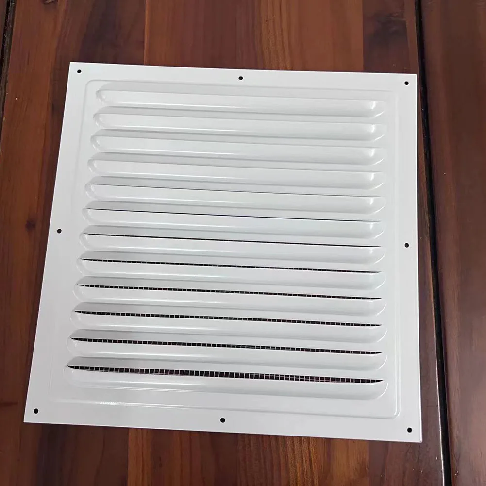 1Pcs Air Vent Louver Vent Grille Cover 100/200/250/300mm Square Ct Screen Cover For Covering Wall Or Ceiling Openings White air vent grille ventilation grille air vent cover